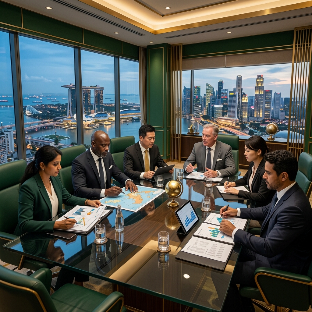 Sungai Produk — International trading professionals at work